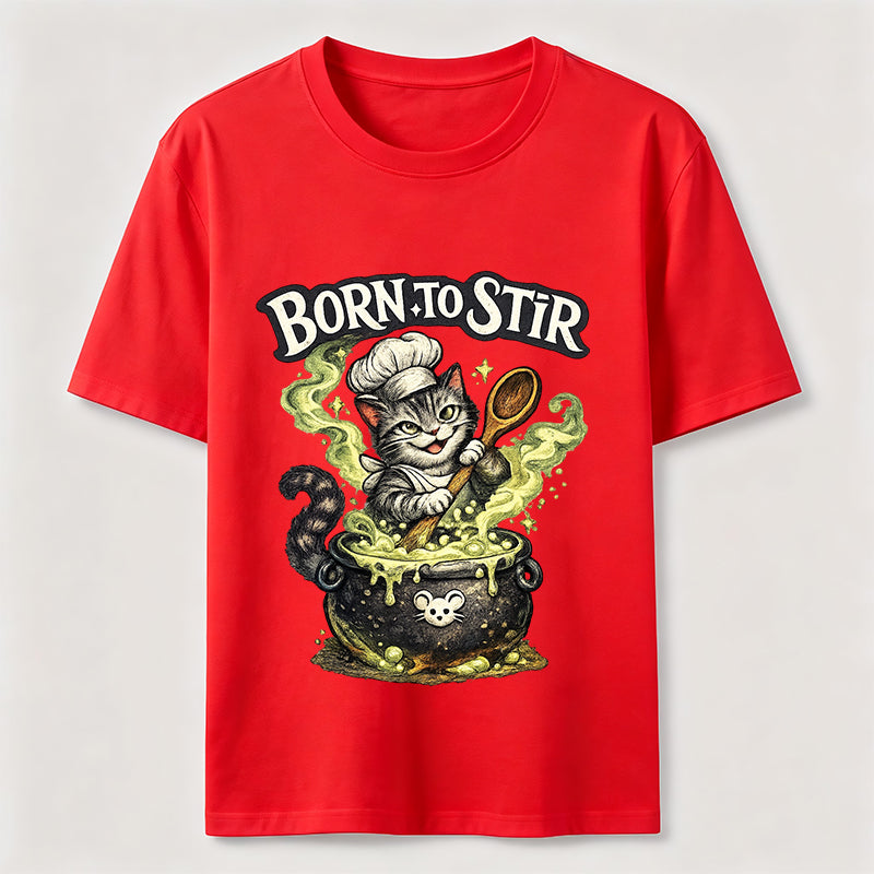Mischievous Chef Cat Cauldron Classic T-Shirt