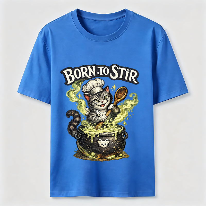 Mischievous Chef Cat Cauldron Classic T-Shirt