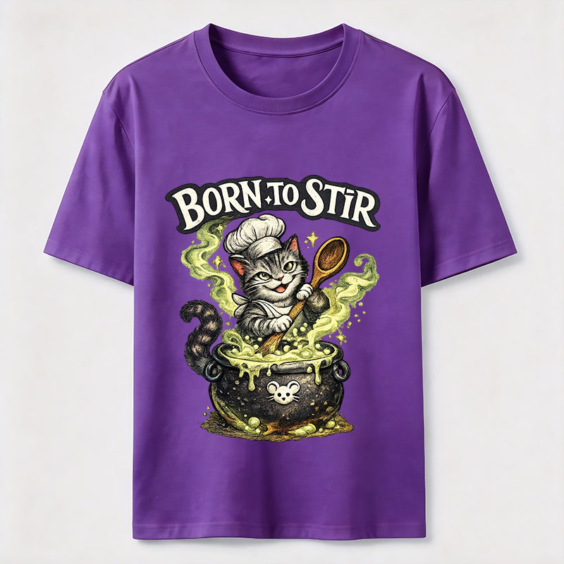 Mischievous Chef Cat Cauldron Classic T-Shirt