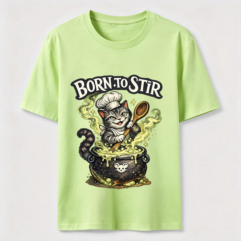 Mischievous Chef Cat Cauldron Classic T-Shirt