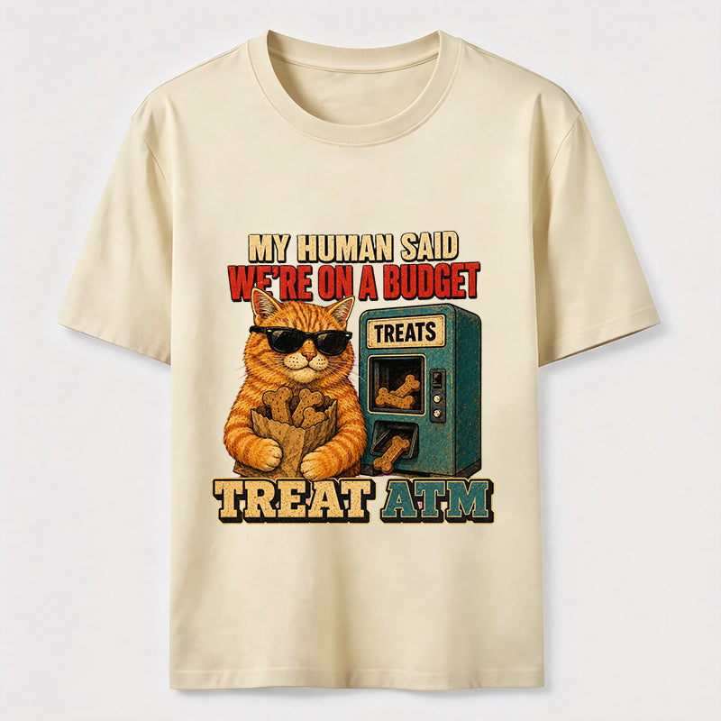 Cat Treat Dispenser Humor Classic T-Shirt