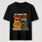 Cat Treat Dispenser Humor Classic T-Shirt