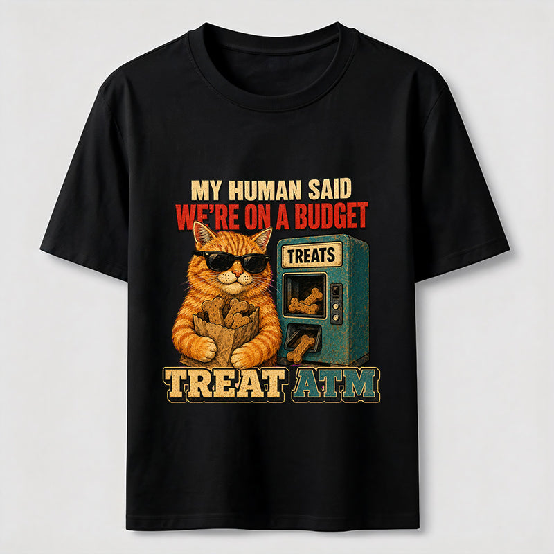 Cat Treat Dispenser Humor Classic T-Shirt