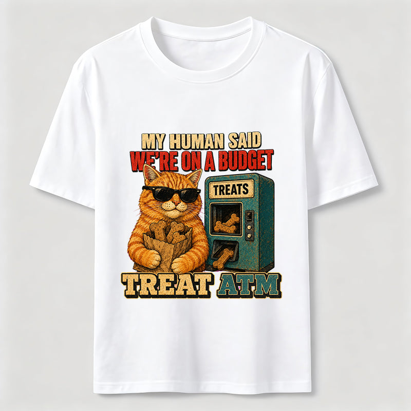 Cat Treat Dispenser Humor Classic T-Shirt