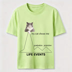 My Cat Chose Me Life Events Classic T-Shirt