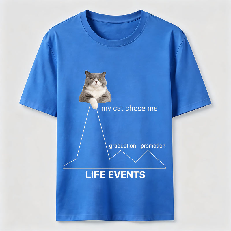 My Cat Chose Me Life Events Classic T-Shirt