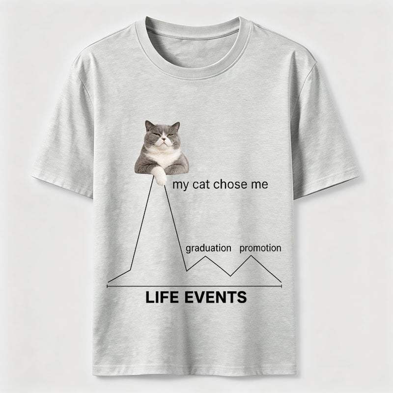 My Cat Chose Me Life Events Classic T-Shirt