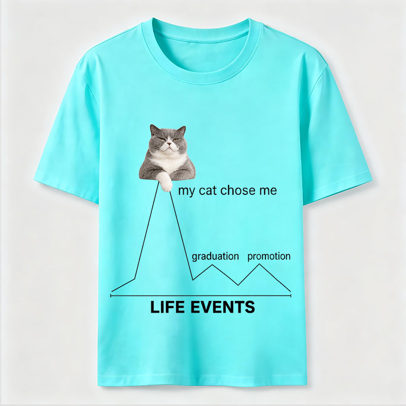 My Cat Chose Me Life Events Classic T-Shirt