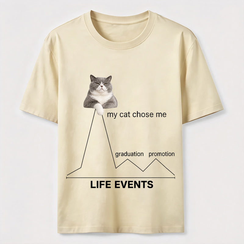 My Cat Chose Me Life Events Classic T-Shirt