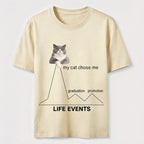 My Cat Chose Me Life Events Classic T-Shirt