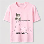 My Cat Chose Me Life Events Classic T-Shirt
