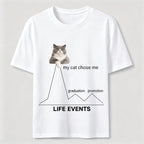 My Cat Chose Me Life Events Classic T-Shirt