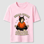 Zen Meditation Cat Humor Classic T-Shirt