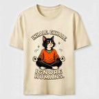 Zen Meditation Cat Humor Classic T-Shirt
