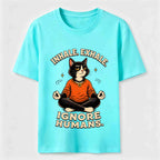 Zen Meditation Cat Humor Classic T-Shirt