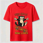 Clumsy Skateboard Cat Classic T-Shirt