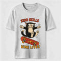 Clumsy Skateboard Cat Classic T-Shirt