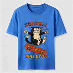 Clumsy Skateboard Cat Classic T-Shirt