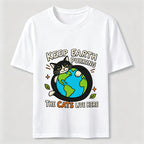 Keep Earth The Cats Live Here Classic T-Shirt