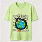 Keep Earth The Cats Live Here Classic T-Shirt