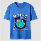 Keep Earth The Cats Live Here Classic T-Shirt