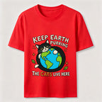 Keep Earth The Cats Live Here Classic T-Shirt