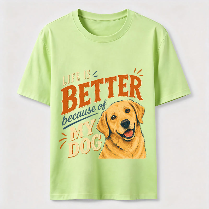 Better Life Golden Retriever Classic T-Shirt