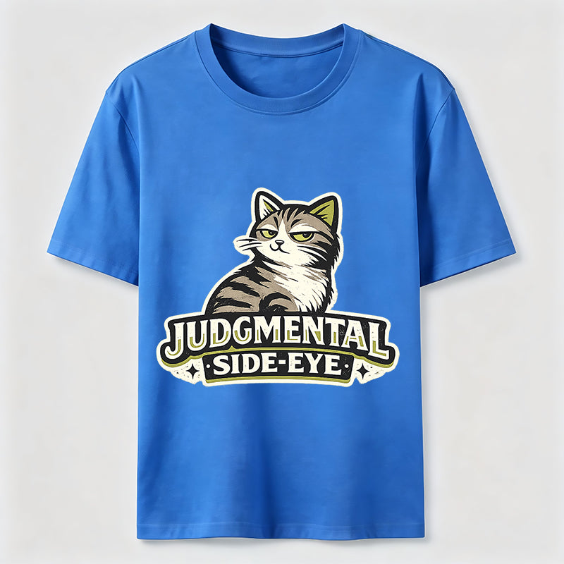 Judgmental Side-Eye Cat Classic T-Shirt