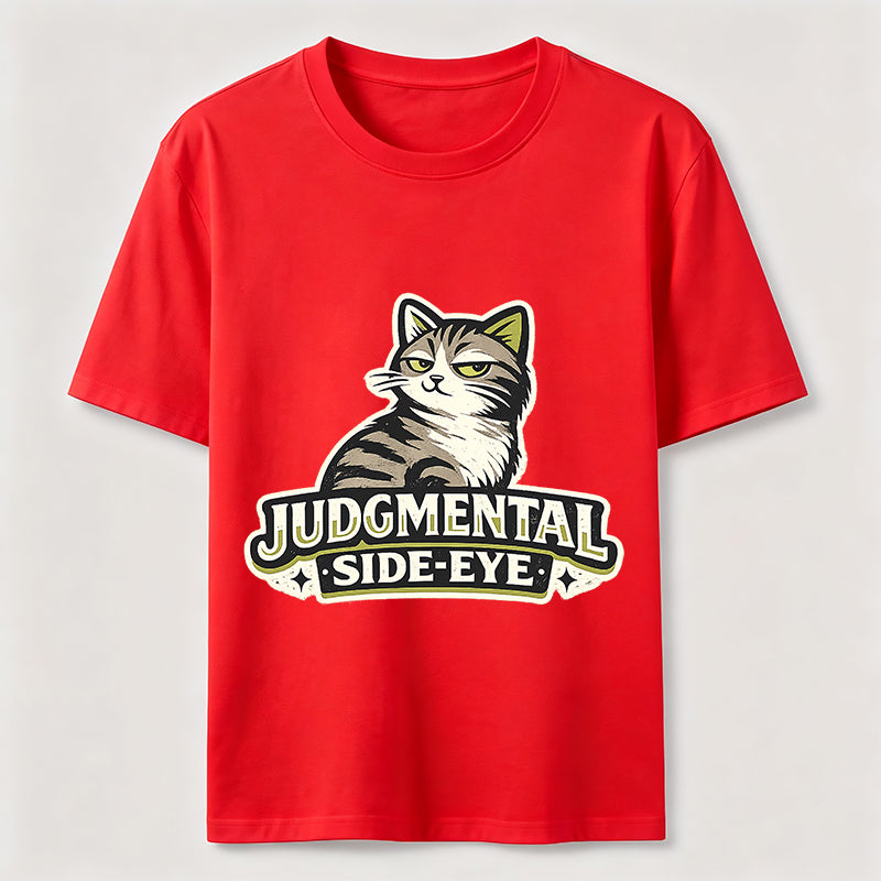 Judgmental Side-Eye Cat Classic T-Shirt