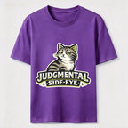 Judgmental Side-Eye Cat Classic T-Shirt