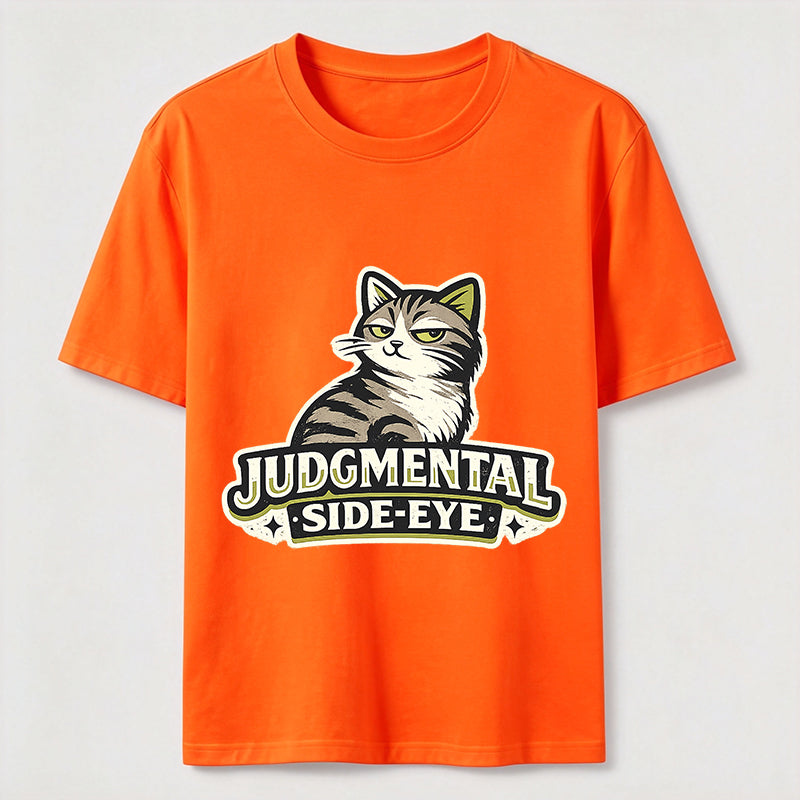 Judgmental Side-Eye Cat Classic T-Shirt