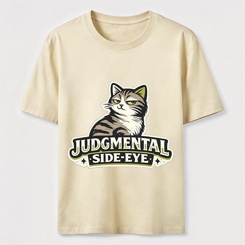 Judgmental Side-Eye Cat Classic T-Shirt