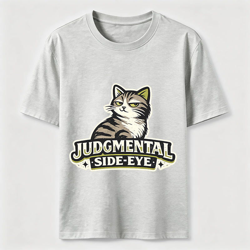 Judgmental Side-Eye Cat Classic T-Shirt