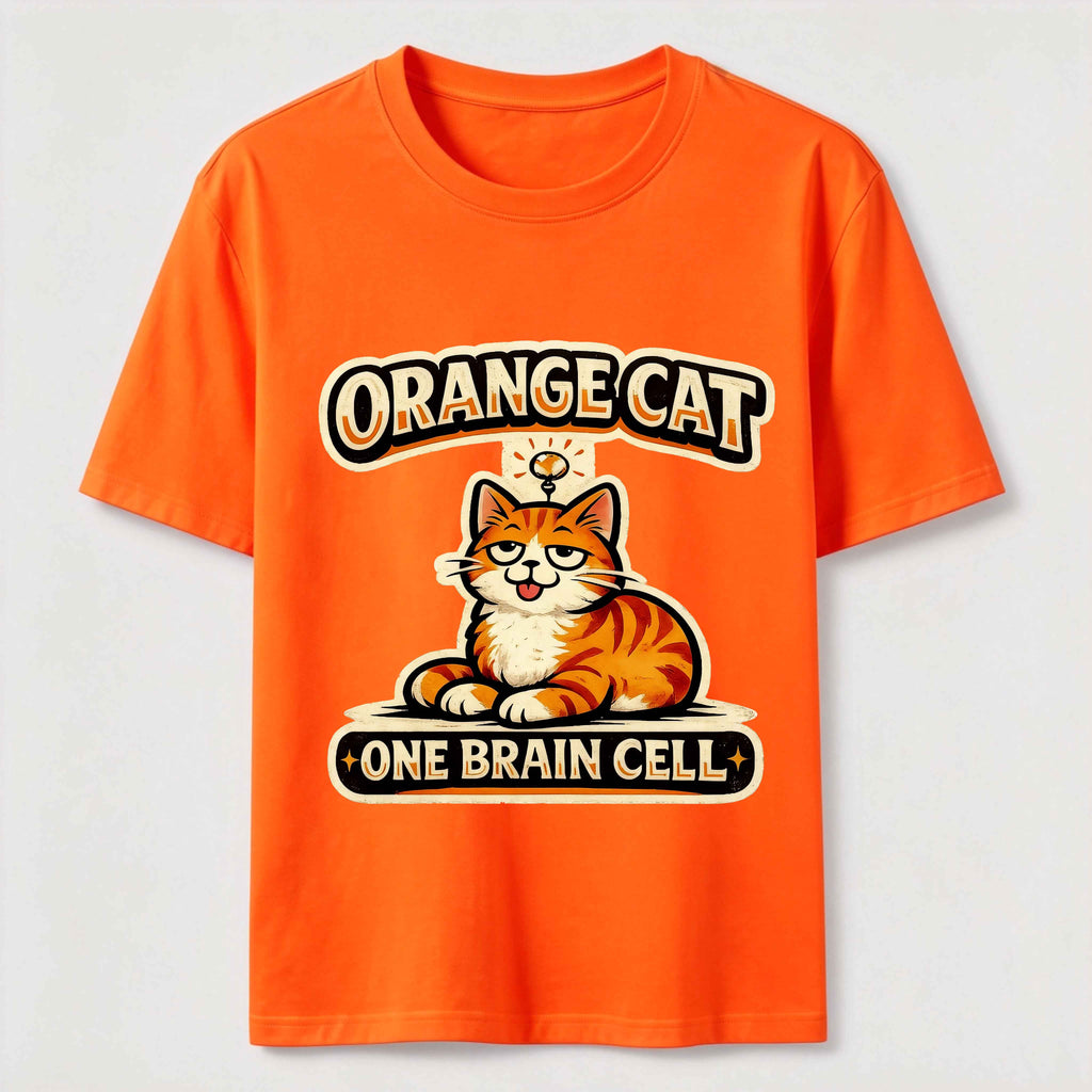 One Brain Cell Orange Cat Classic T-Shirt