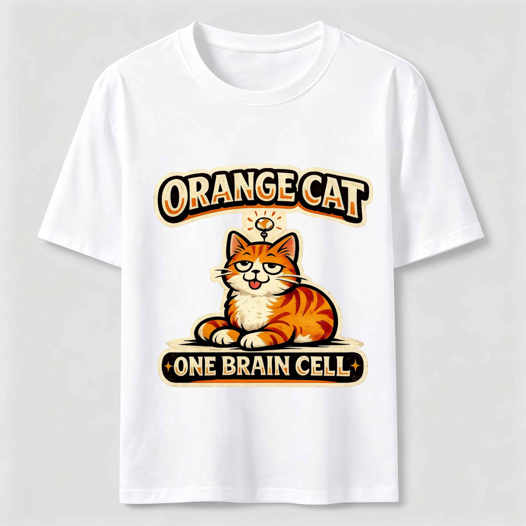 One Brain Cell Orange Cat Classic T-Shirt
