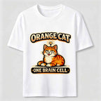 One Brain Cell Orange Cat Classic T-Shirt
