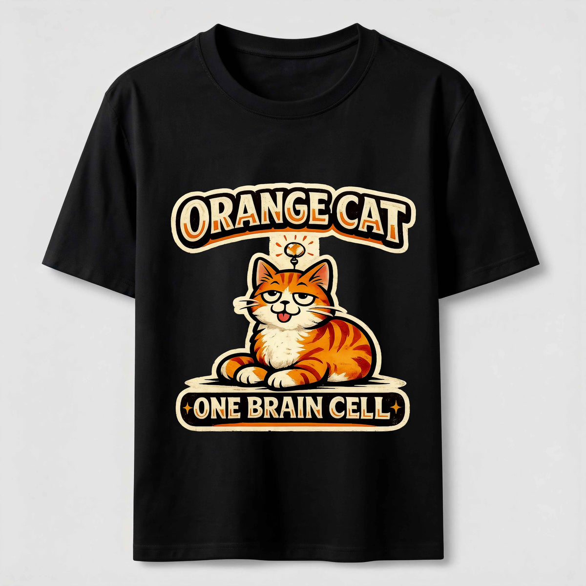 One Brain Cell Orange Cat Classic T-Shirt