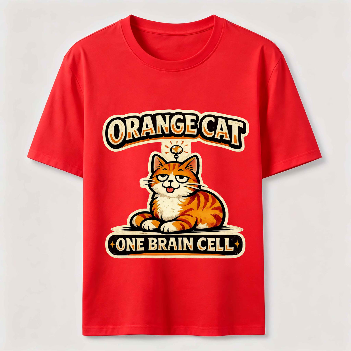 One Brain Cell Orange Cat Classic T-Shirt