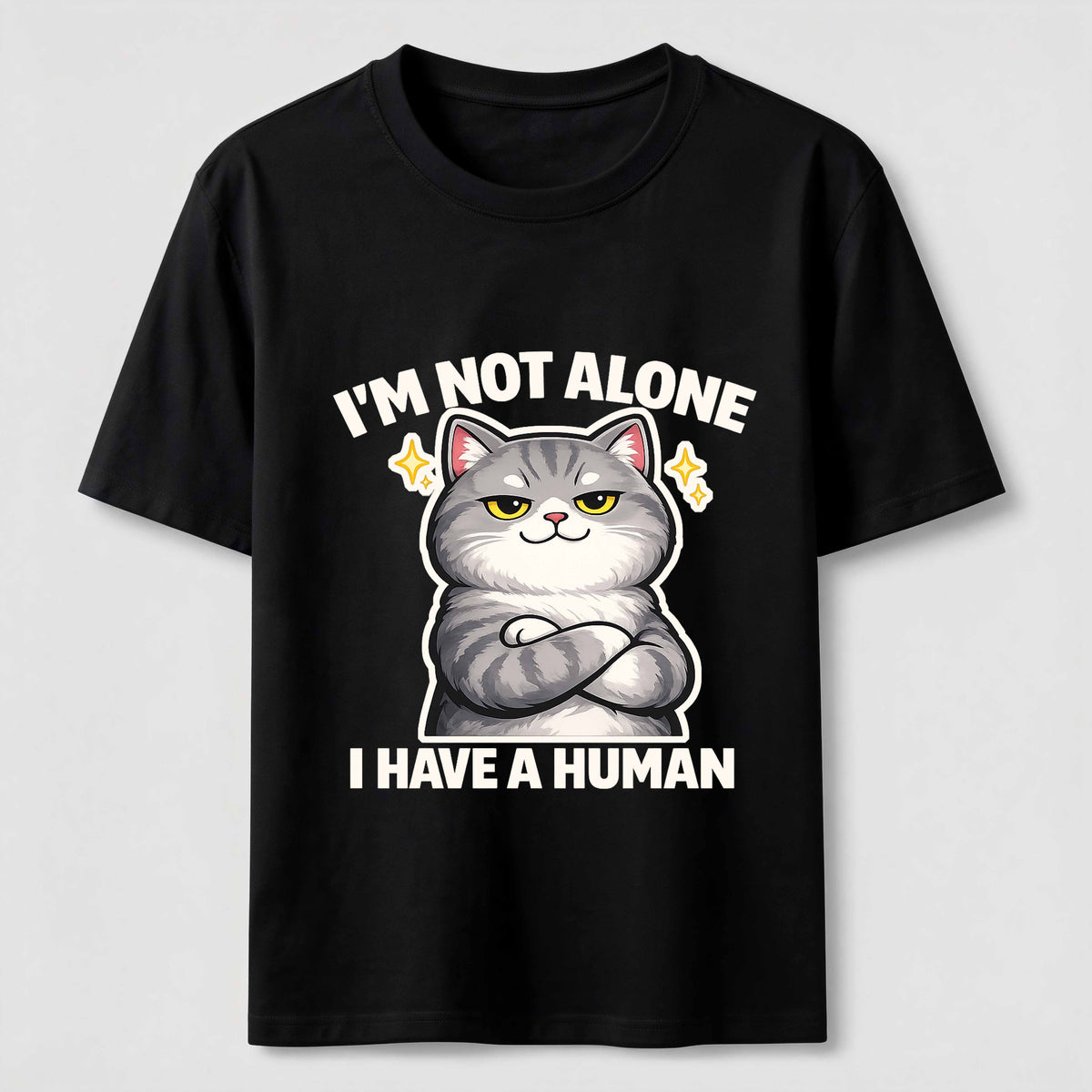 Human Companion Grumpy Cat Classic T-Shirt
