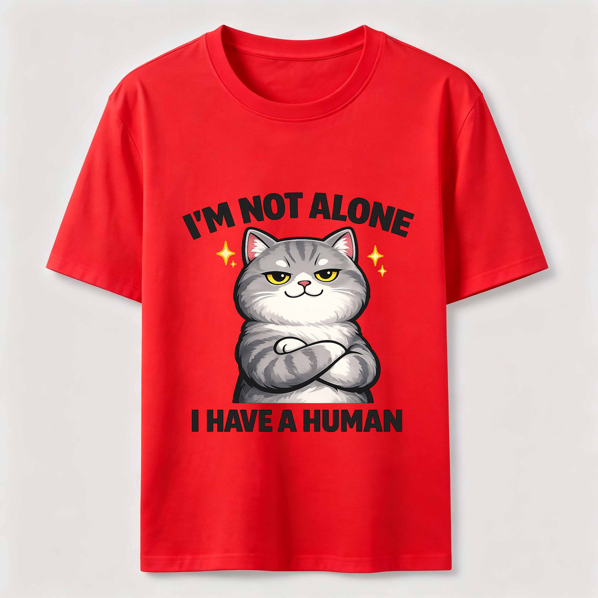 Human Companion Grumpy Cat Classic T-Shirt