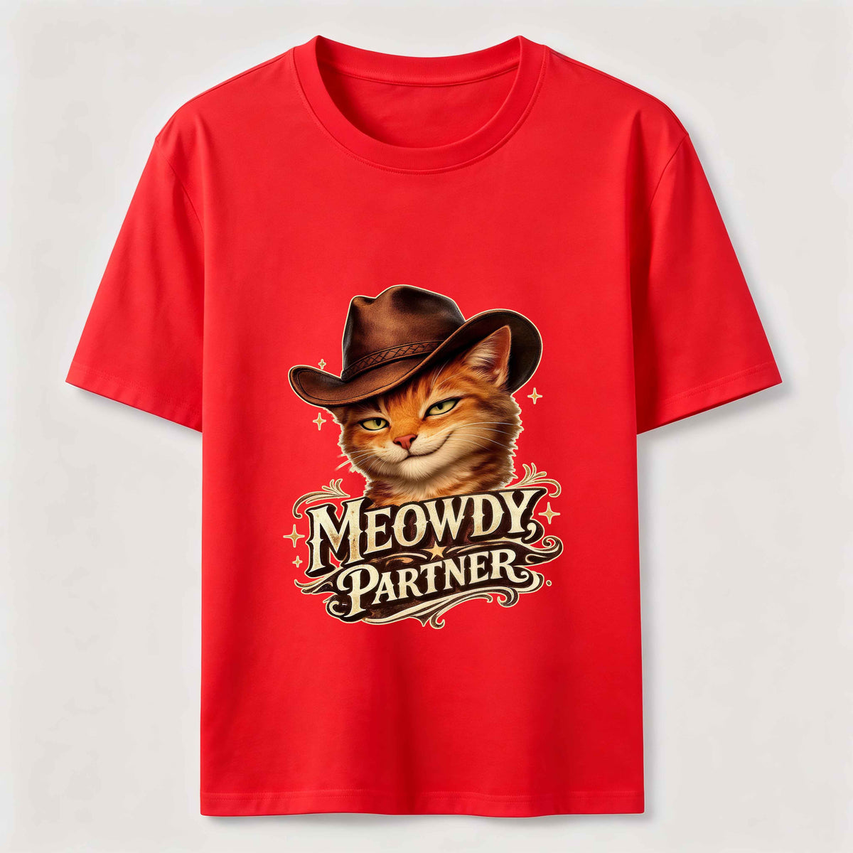 Cowboy Partner Cat Classic T-Shirt