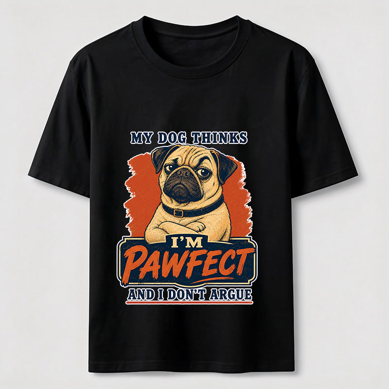 Pawfect Pug Confidence Classic T-Shirt