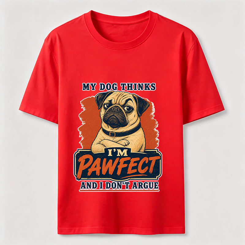 Pawfect Pug Confidence Classic T-Shirt