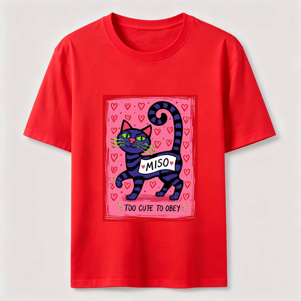Too Cute To Obey Cat Classic T-Shirt