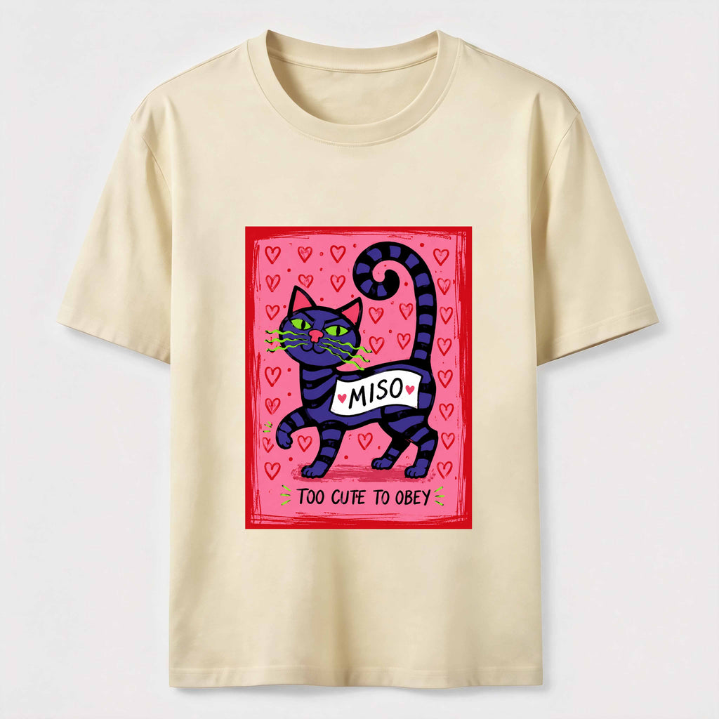 Too Cute To Obey Cat Classic T-Shirt