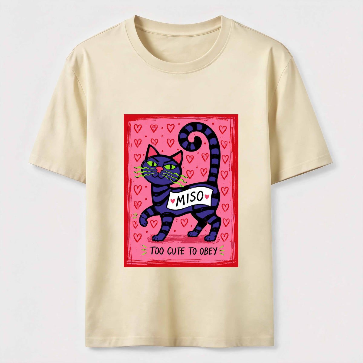 Too Cute To Obey Cat Classic T-Shirt