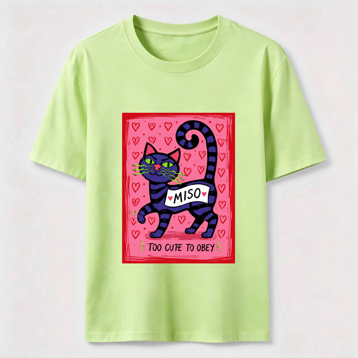 Too Cute To Obey Cat Classic T-Shirt