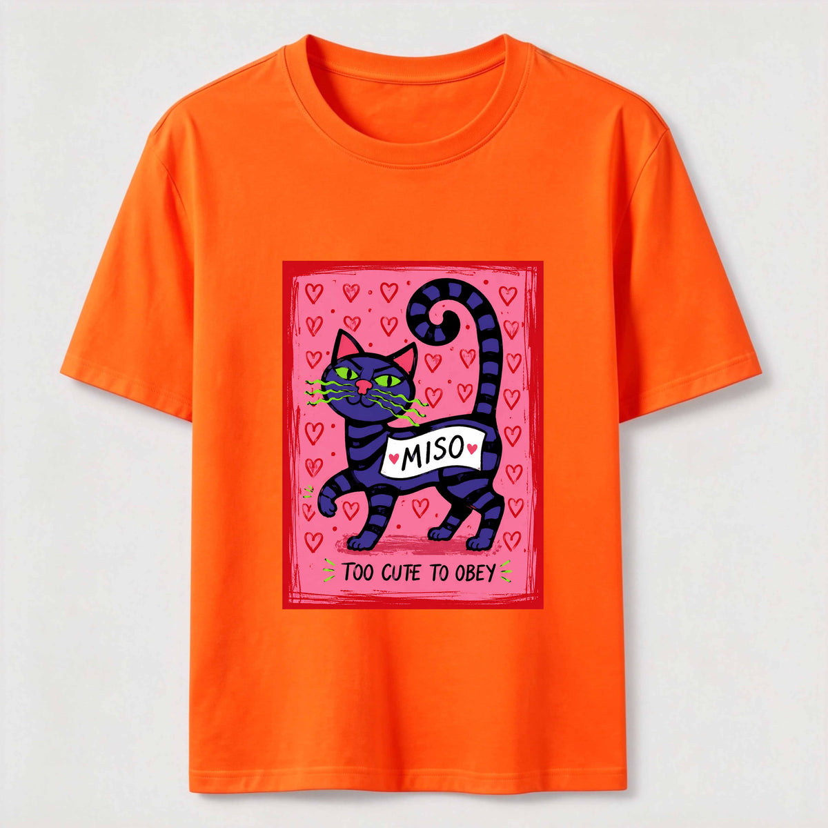 Too Cute To Obey Cat Classic T-Shirt