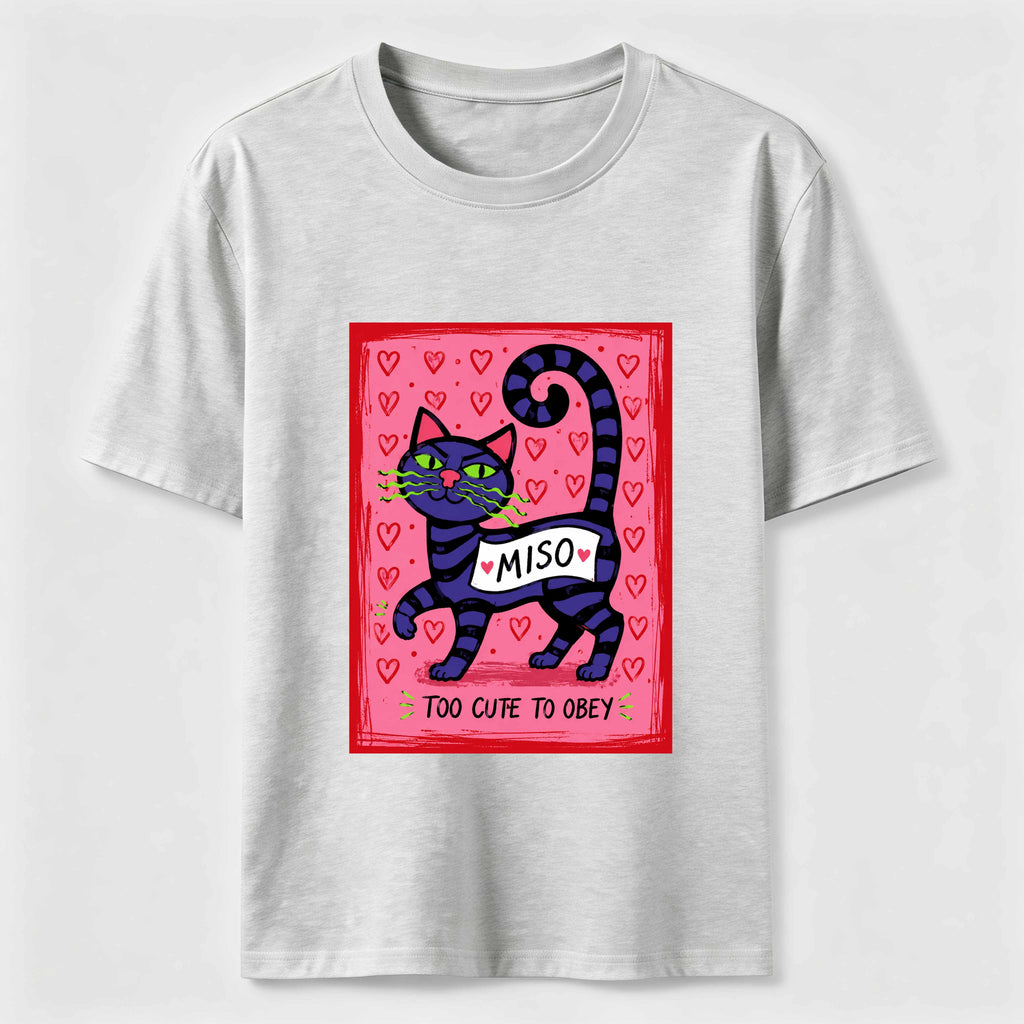Too Cute To Obey Cat Classic T-Shirt