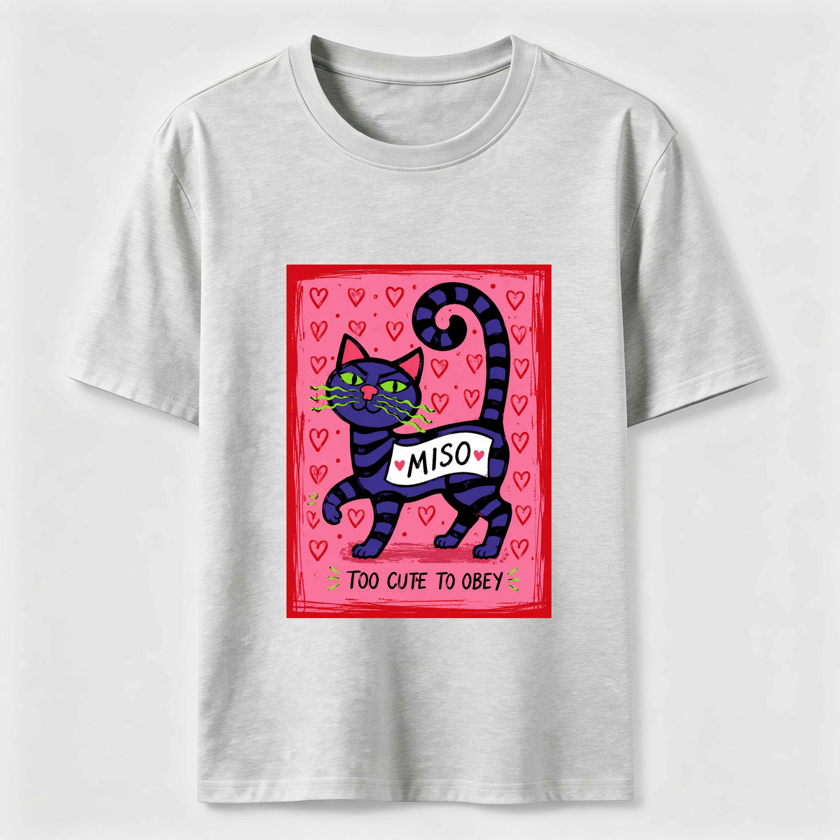 Too Cute To Obey Cat Classic T-Shirt
